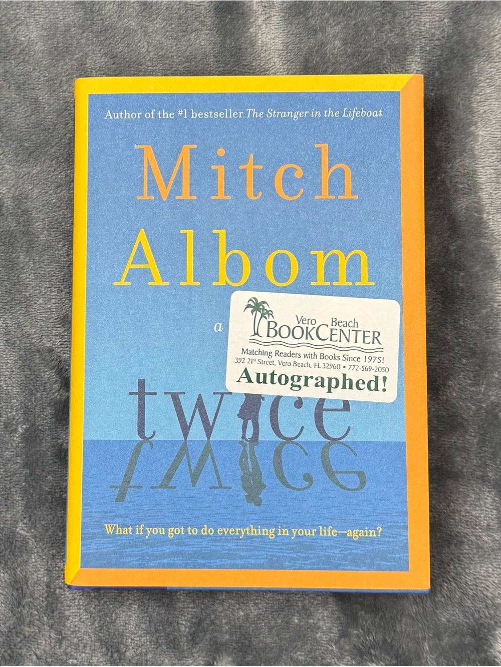 SIGNED Twice by Mitch Albom (First Edition Hardcover)